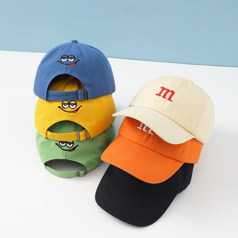 【Hats】ロゴ絵文字キッズキャップ  8色