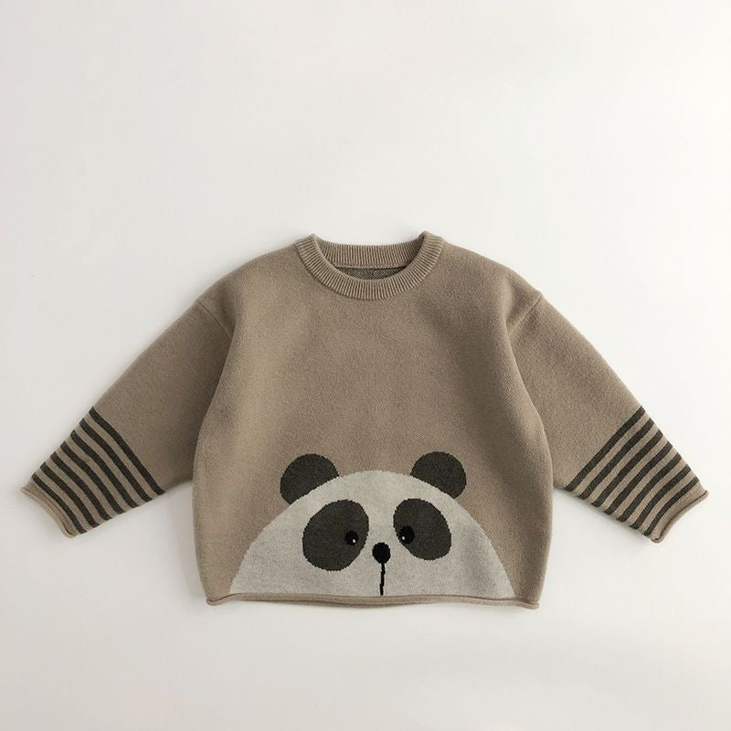 【CLOTHES】動物 ニットトップス セーター
