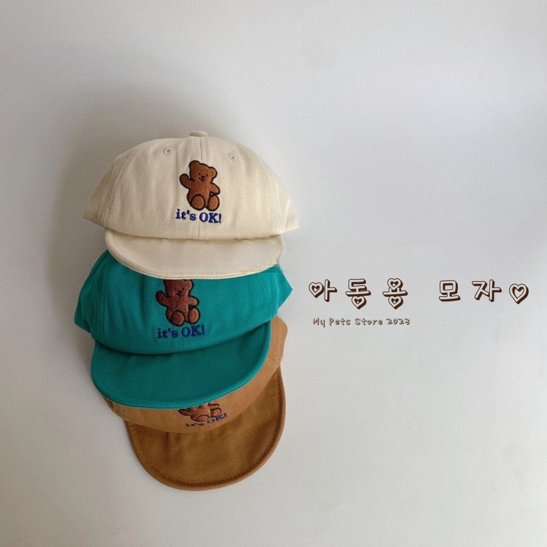 【Hats】熊ちゃん キッズキャップ