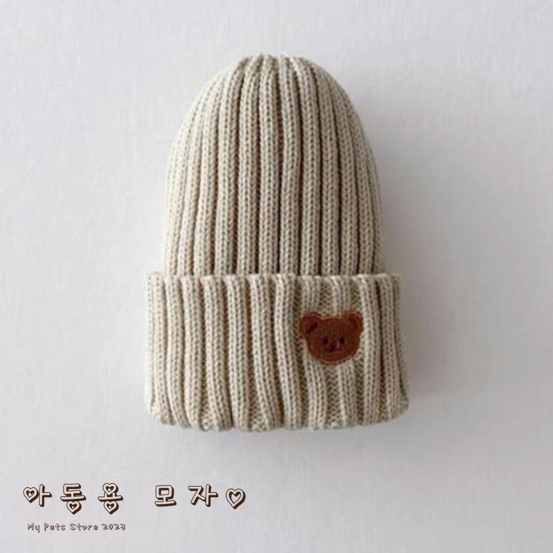 【Hats】熊ちゃん ニット帽
