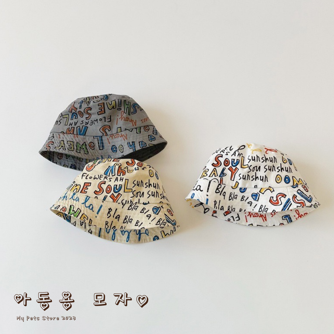 【Hats】バケットハット アルファベット