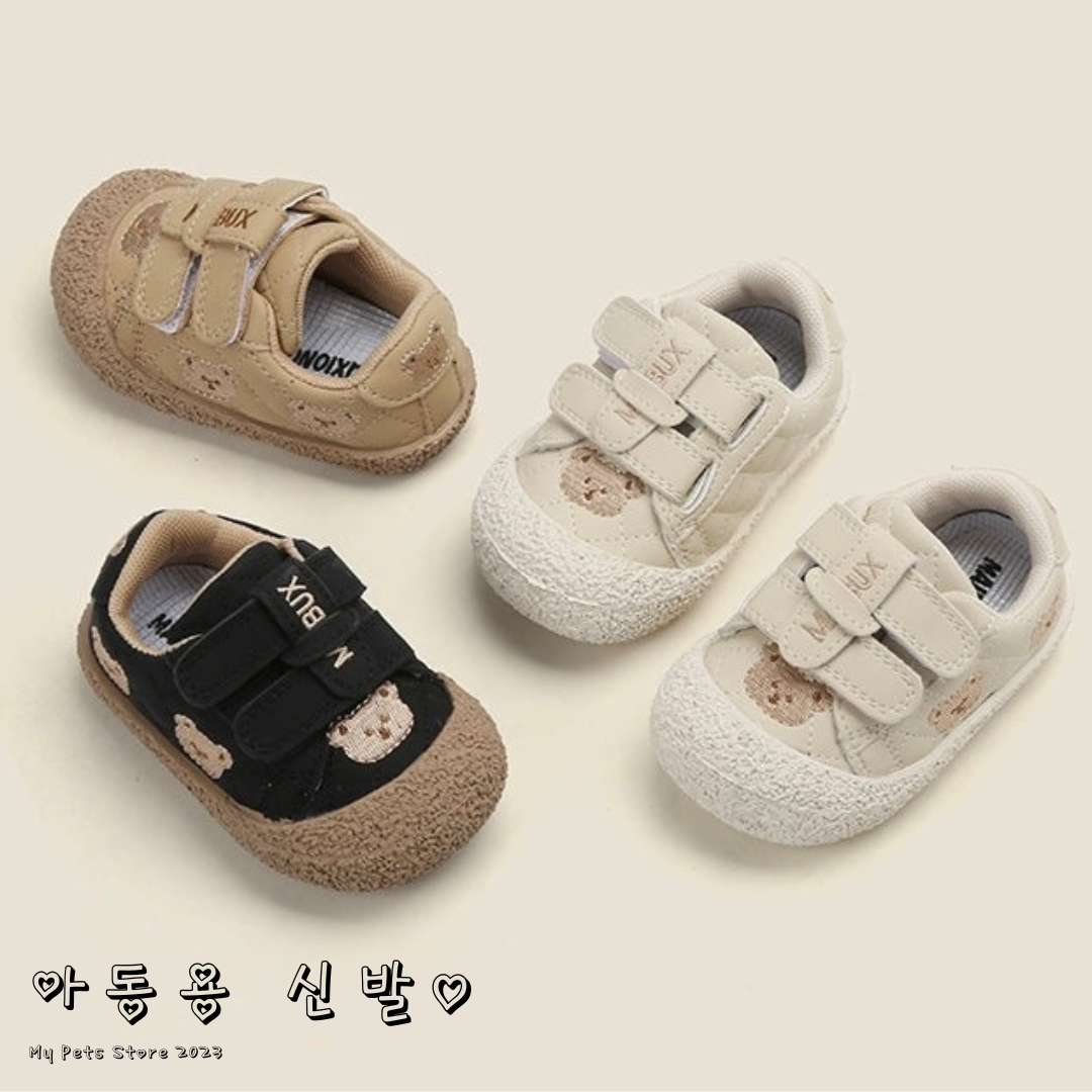 【Shoes】熊ちゃん スニーカー 3色
