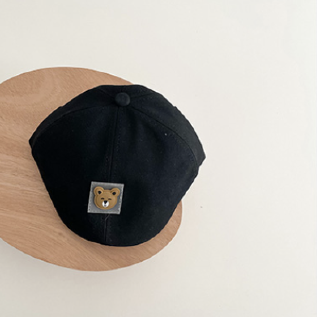 【Hats】熊ちゃん ベレー コットンベレー ハンチング帽 8色
