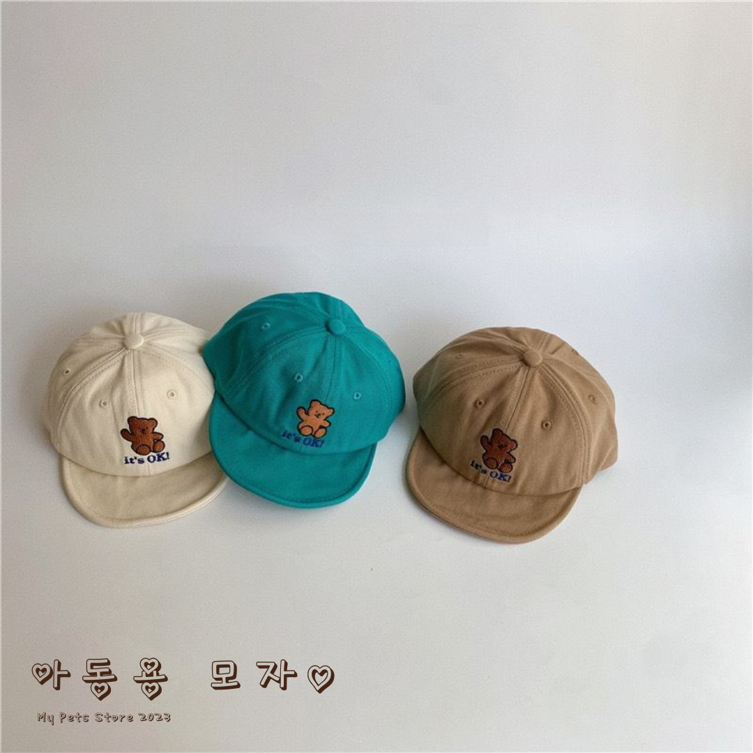 【Hats】熊ちゃん キッズキャップ