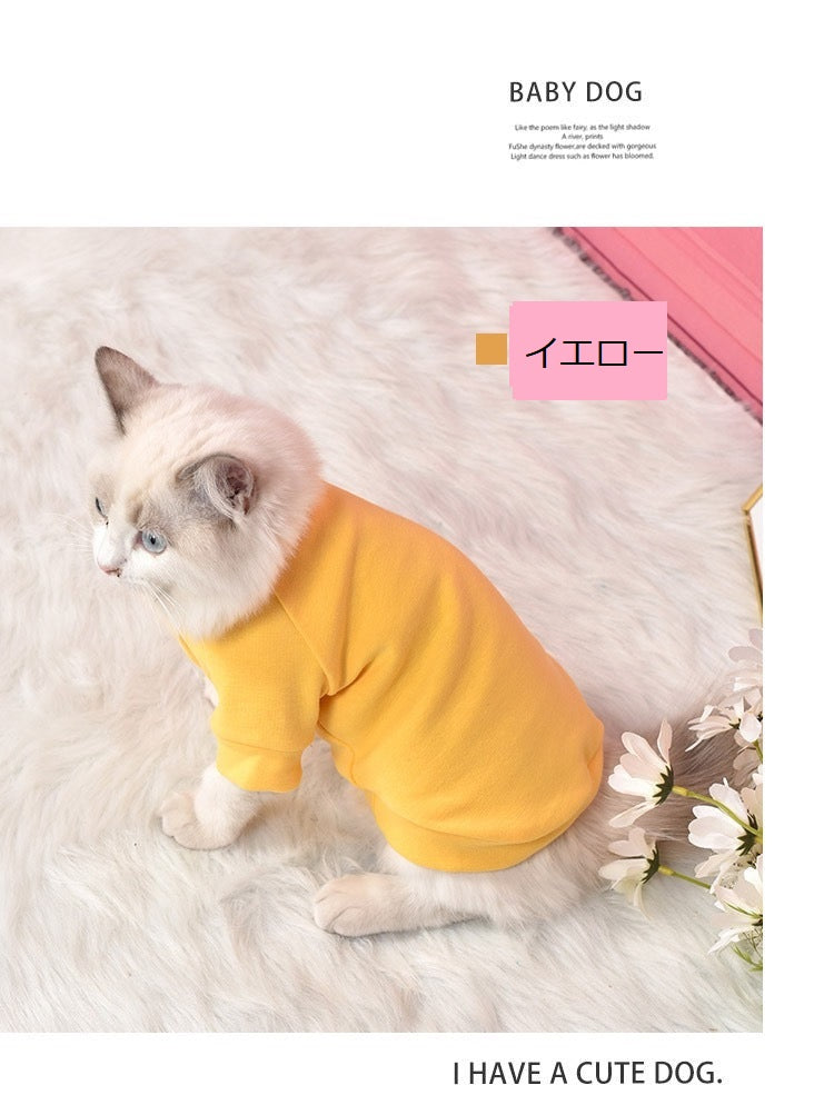 【ペット服】可愛い春新作猫服/キャットウェア（小型猫/中型猫/大型猫）P0296