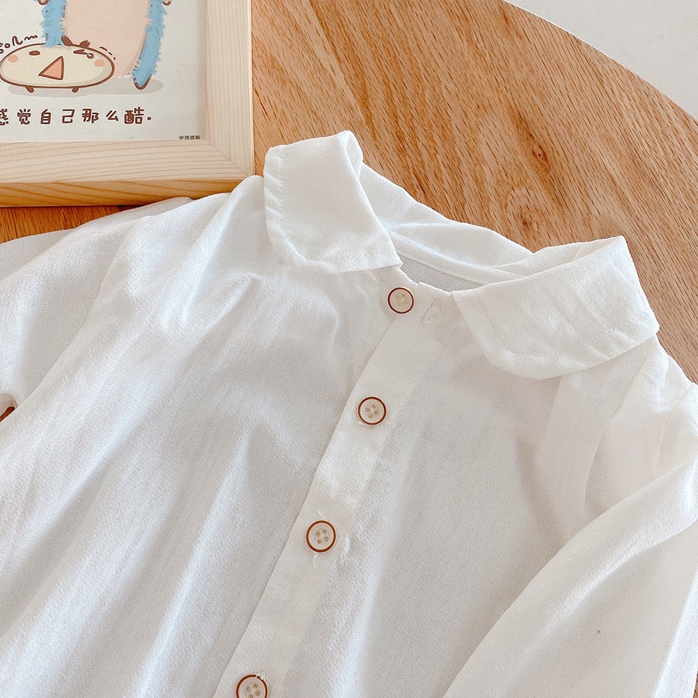 【Clothes】セットアップ 蝶ネクタイ シャツ ショートパンツ 3点セット
