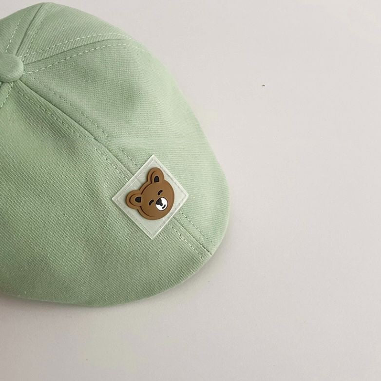 【Hats】熊ちゃん ベレー コットンベレー ハンチング帽 8色