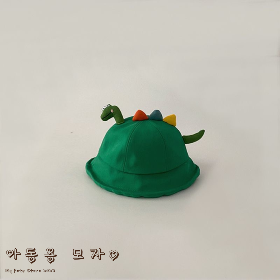 【HATS】可愛い恐竜 バケットハット 5色